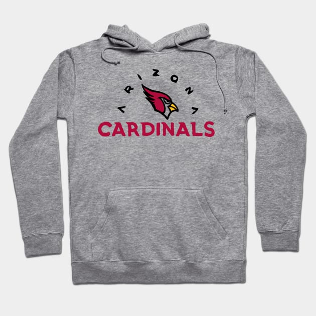 Arizona Cardinaaaals 11 Hoodie by Very Simple Graph